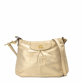 Coach Metallic Leather Crossbody Bag