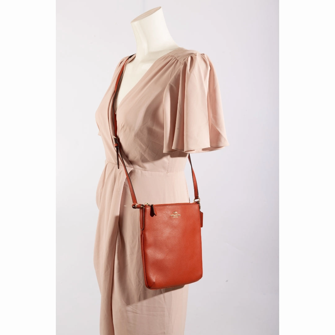 Coach Red Leather Crossbody Bag