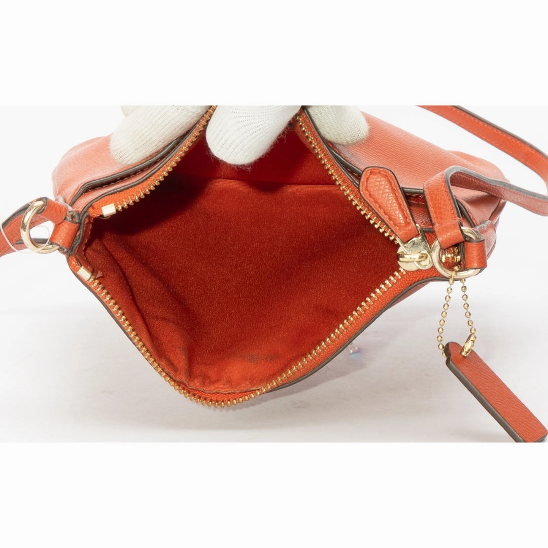 Coach Red Leather Crossbody Bag