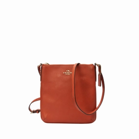 Coach Red Leather Crossbody Bag