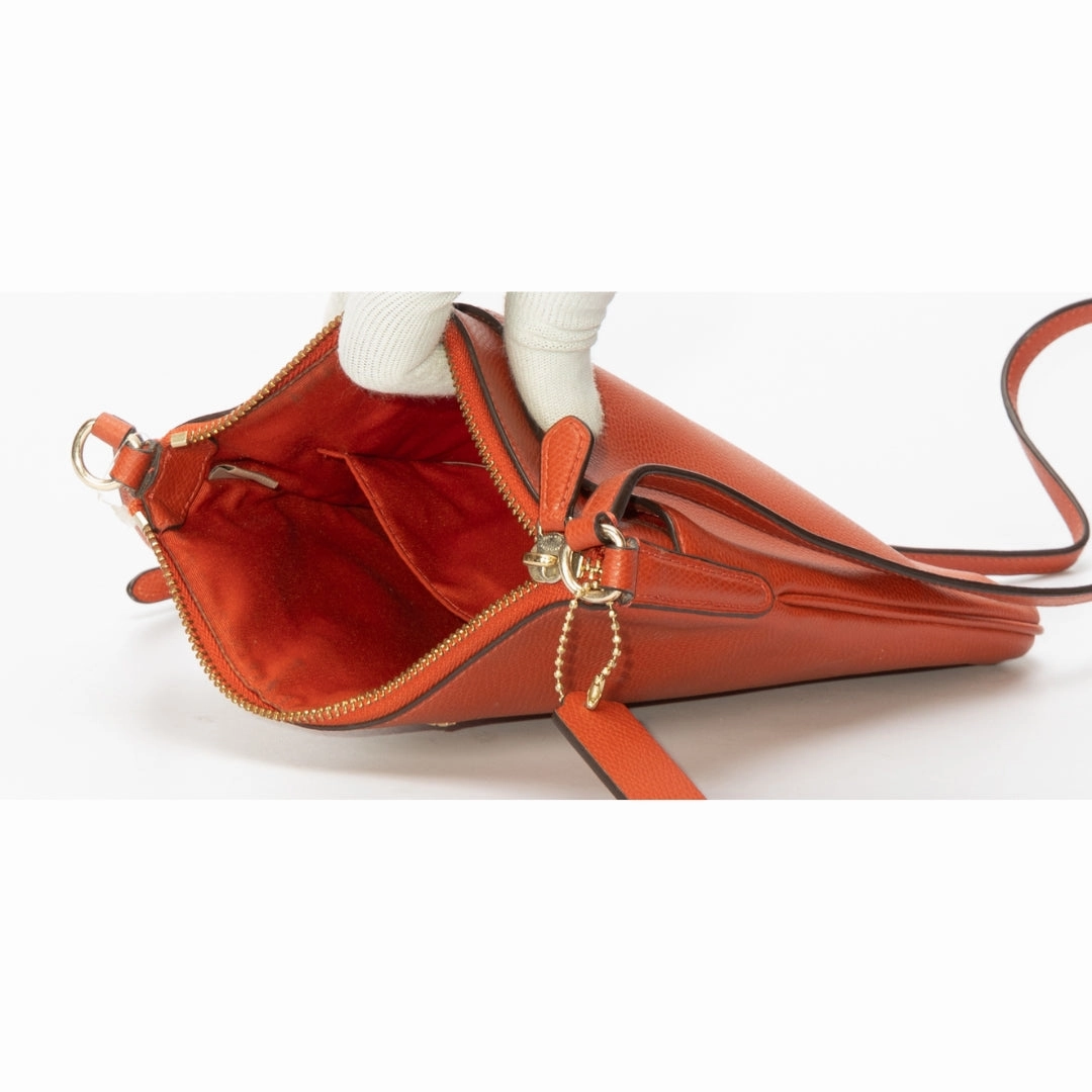 Coach Red Leather Crossbody Bag