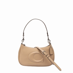 Coach Teri Smooth Leather Shoulder Bag