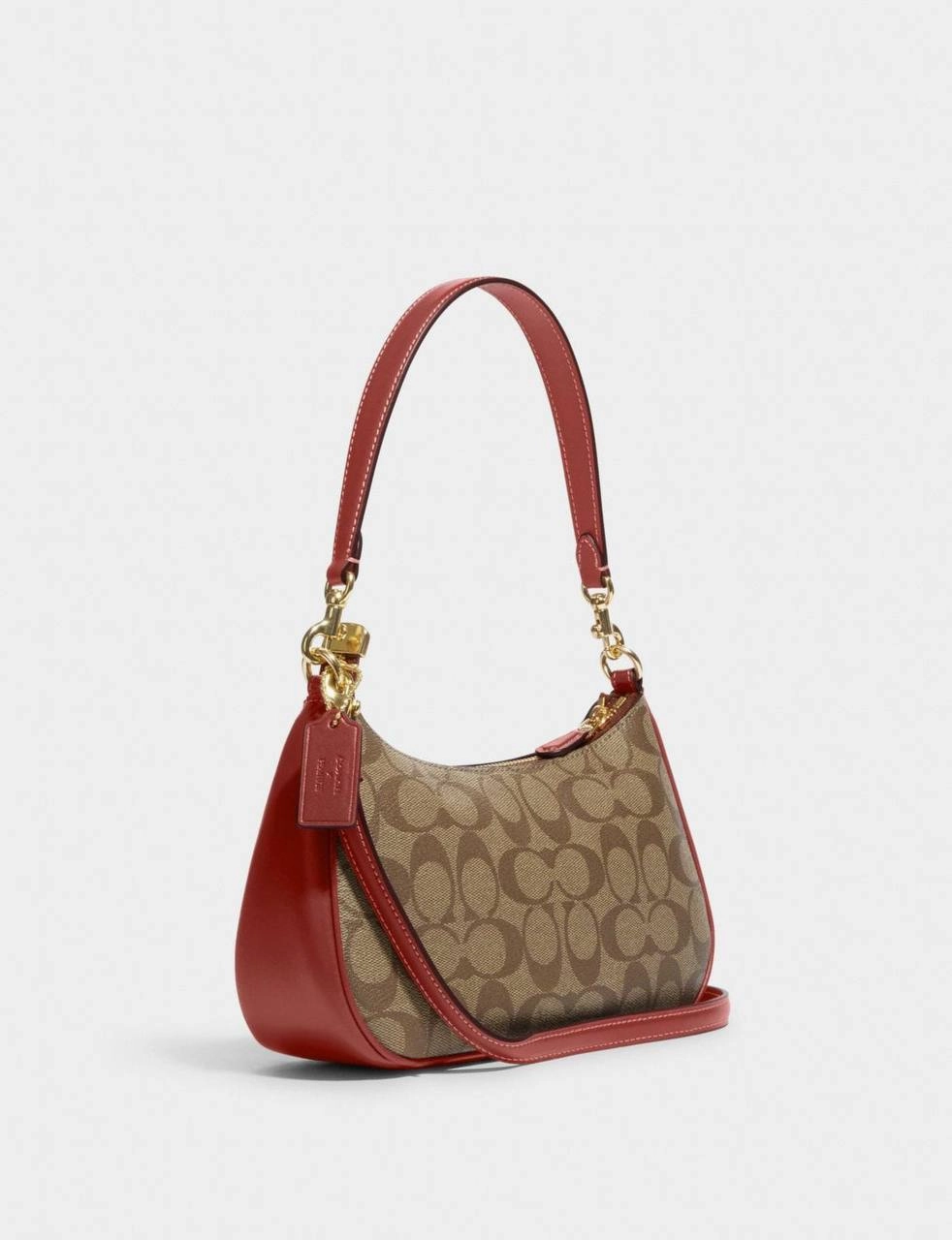 Coach X Peanuts Teri Shoulder Bag In Signature Canvas With Patches