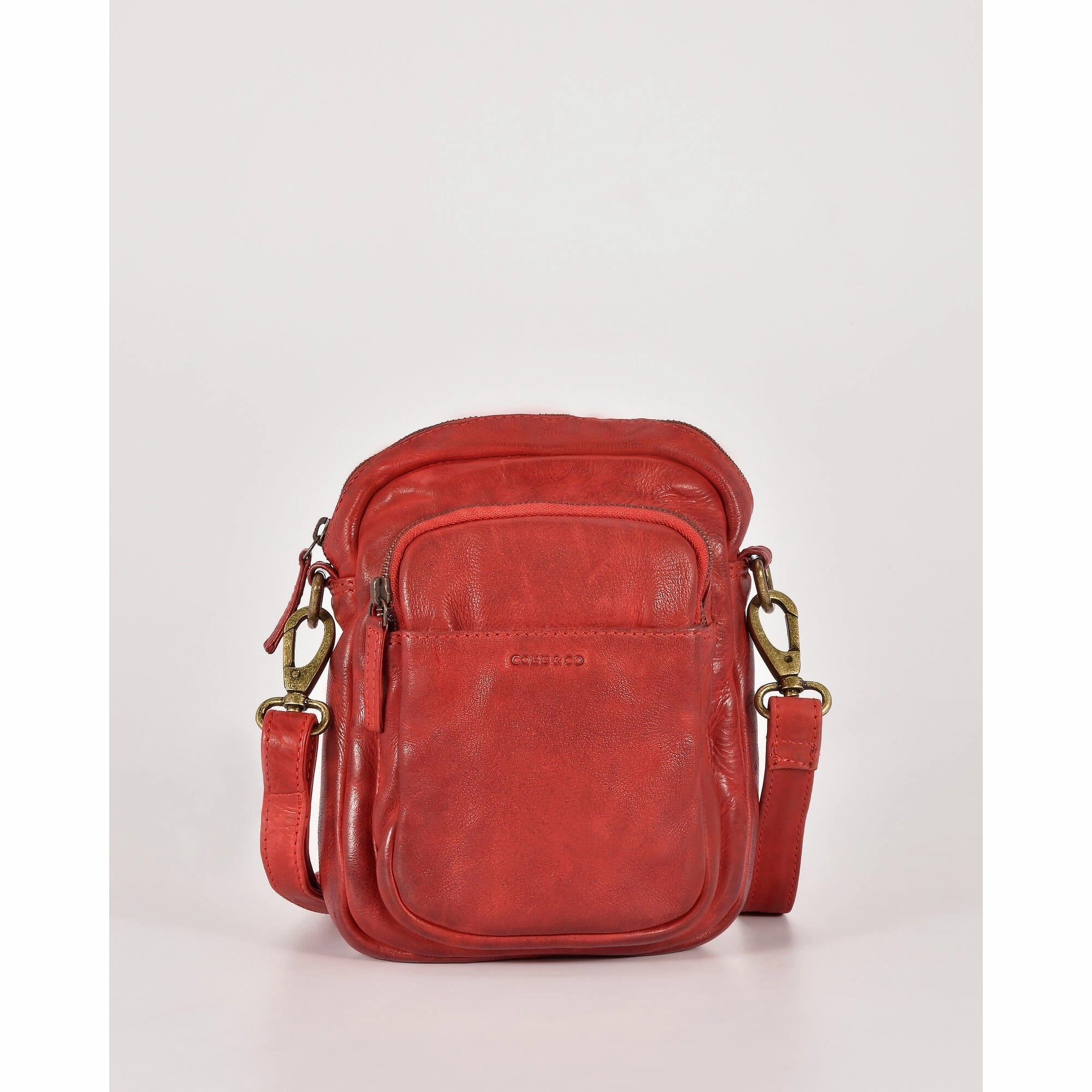 COBB & CO Jolimont Washed Leather Crossbody Bag
