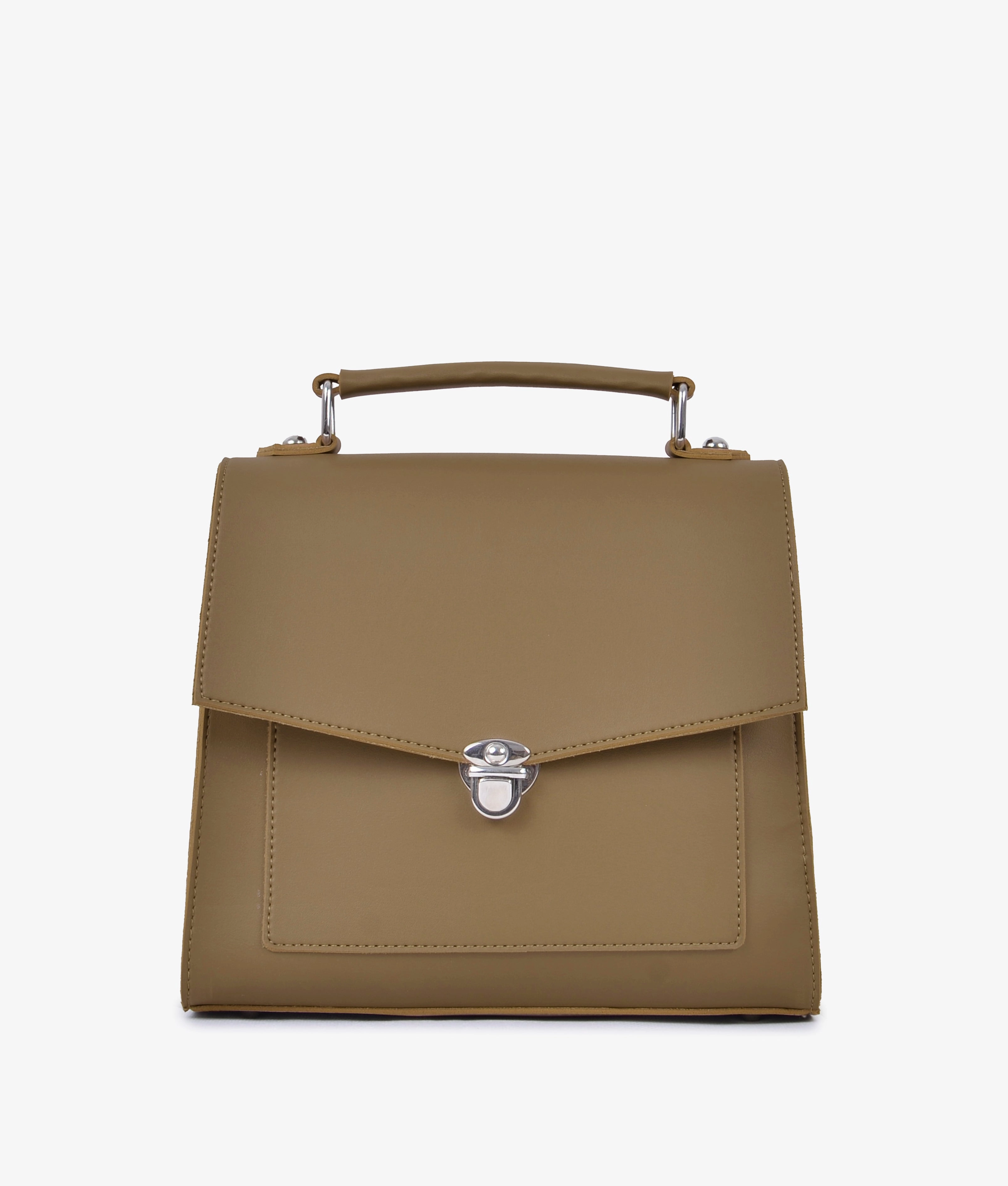 Coffee push-lock messenger bag