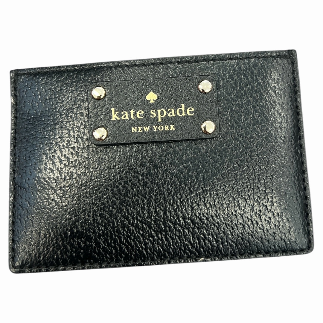 Coin Purse Designer By Kate Spade In Black, Size:Medium