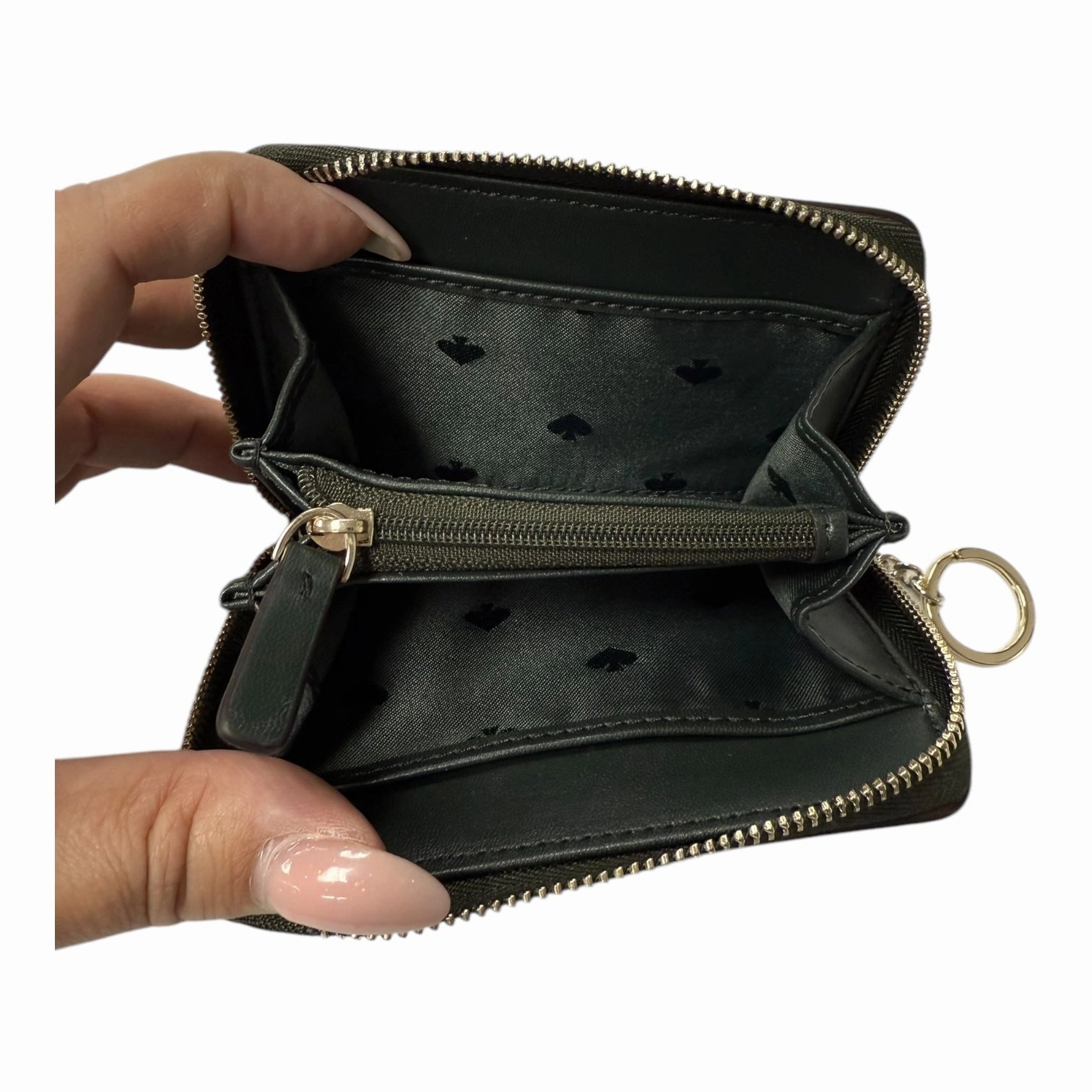 Coin Purse Designer By Kate Spade In Green, Size:Medium