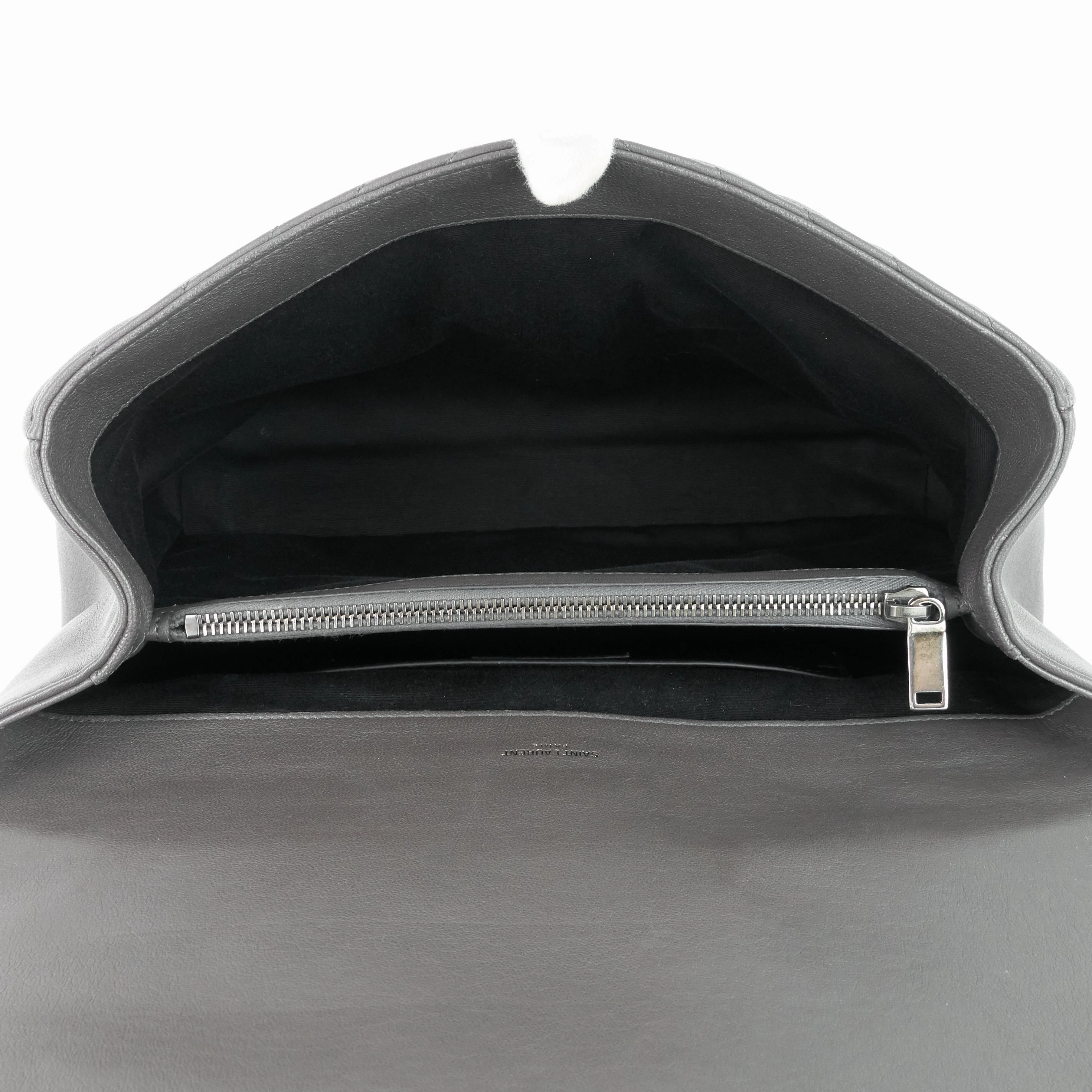 Collge Large Calf Leather Shoulder Bag
