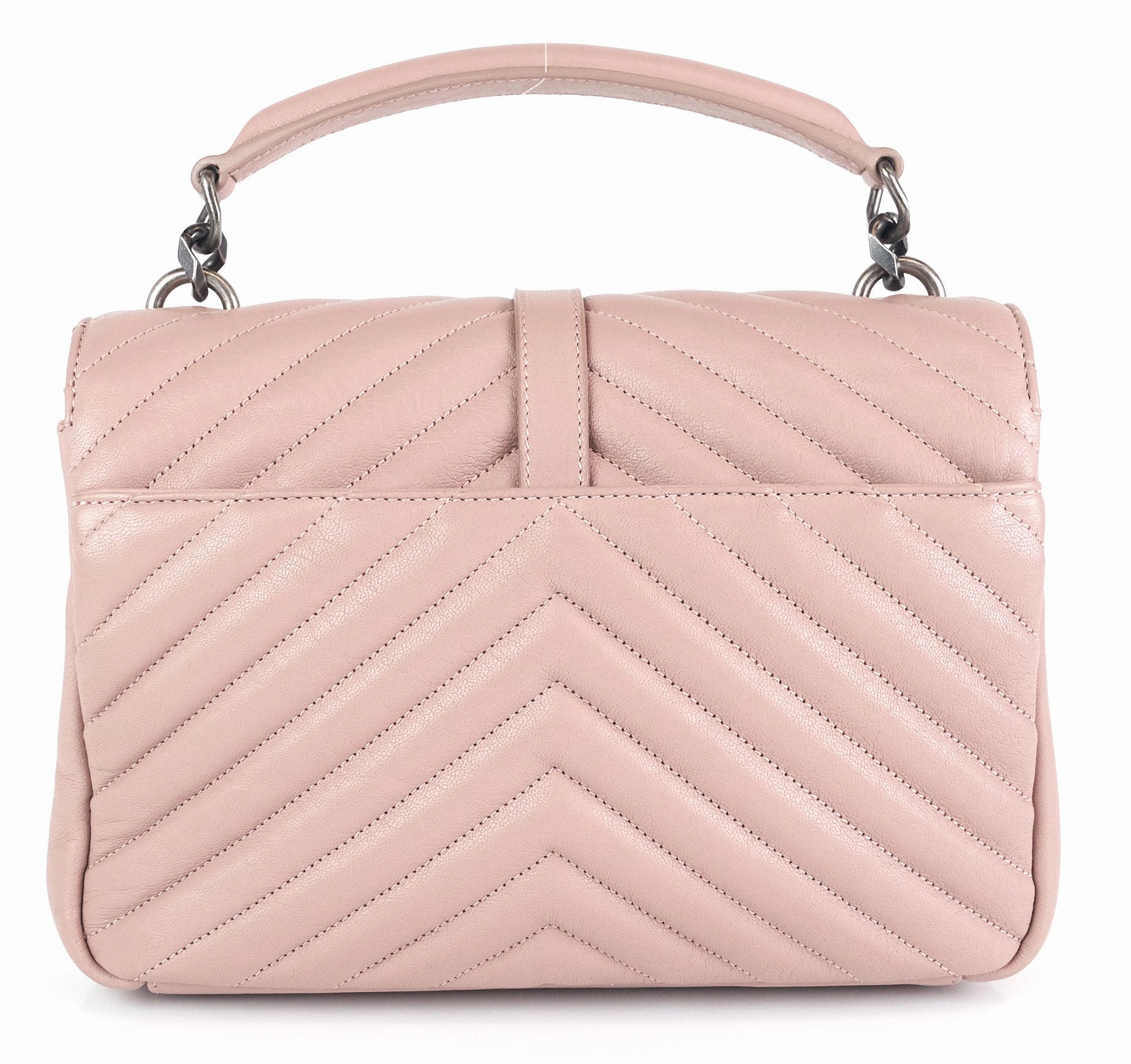 Collge Matelasse Calf Leather Medium Bag