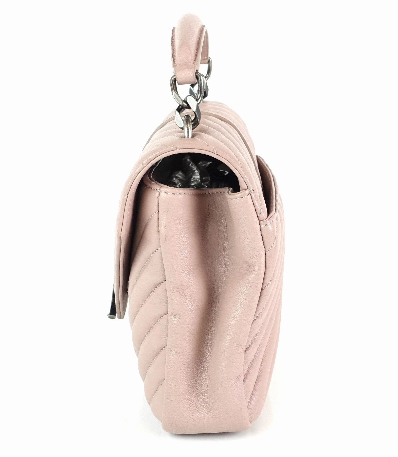 Collge Matelasse Calf Leather Medium Bag