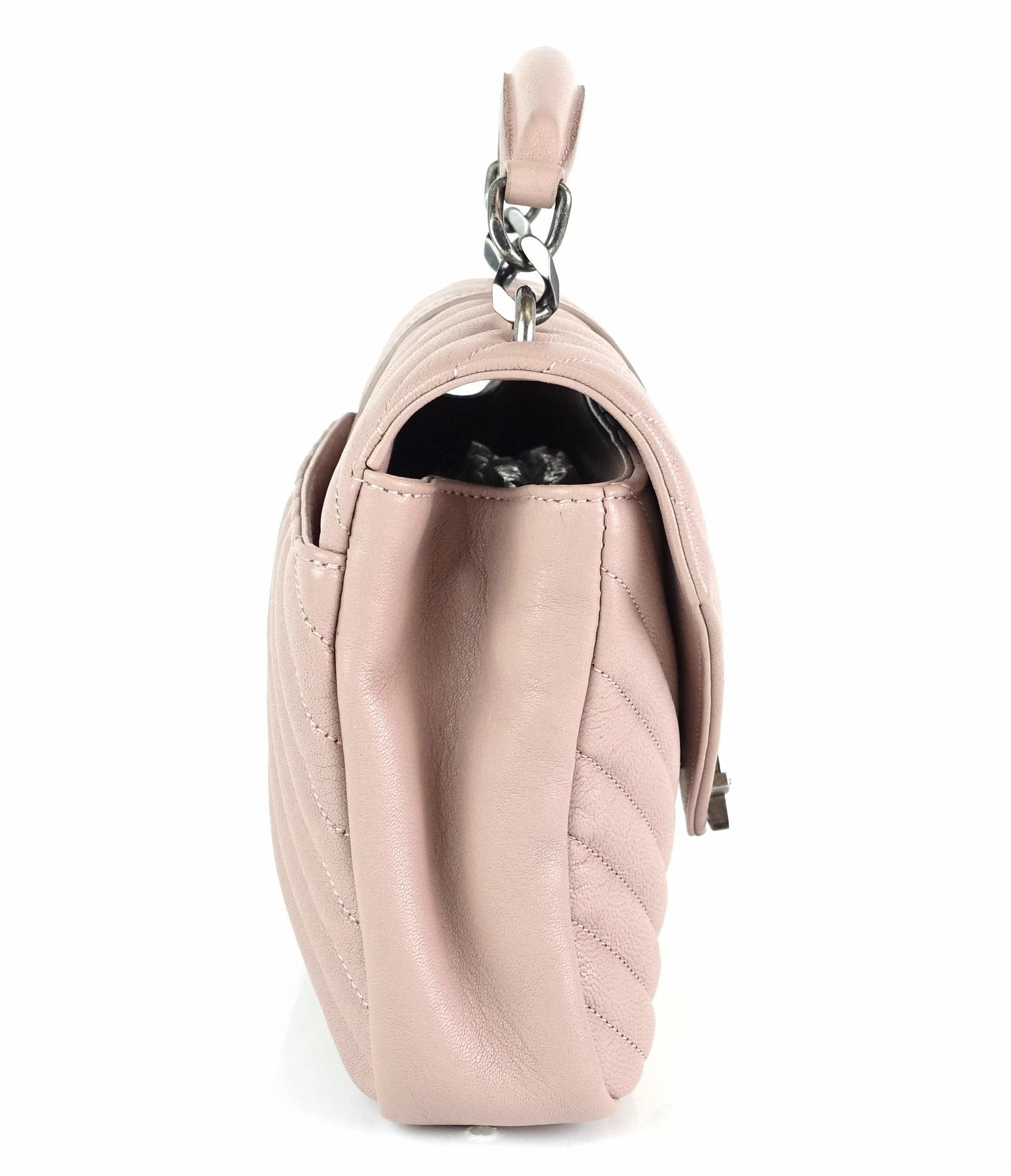 Collge Matelasse Calf Leather Medium Bag