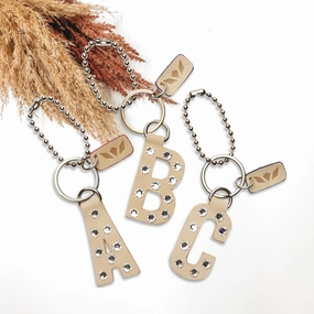 Consuela | Iced Initial Letter Charms