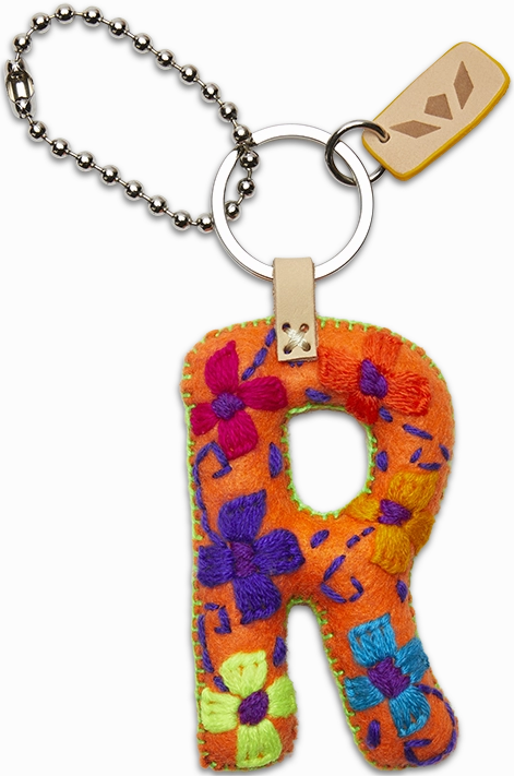 Consuela | Orange Felt Initial Letter Charms