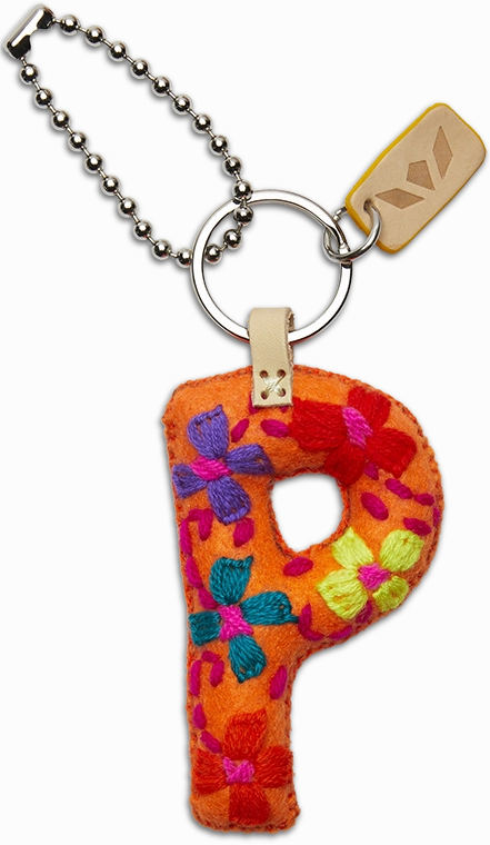 Consuela | Orange Felt Initial Letter Charms