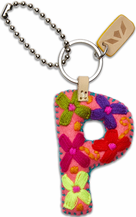 Consuela | Pink Felt Initial Letter Charms