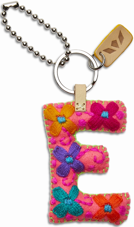 Consuela | Pink Felt Initial Letter Charms