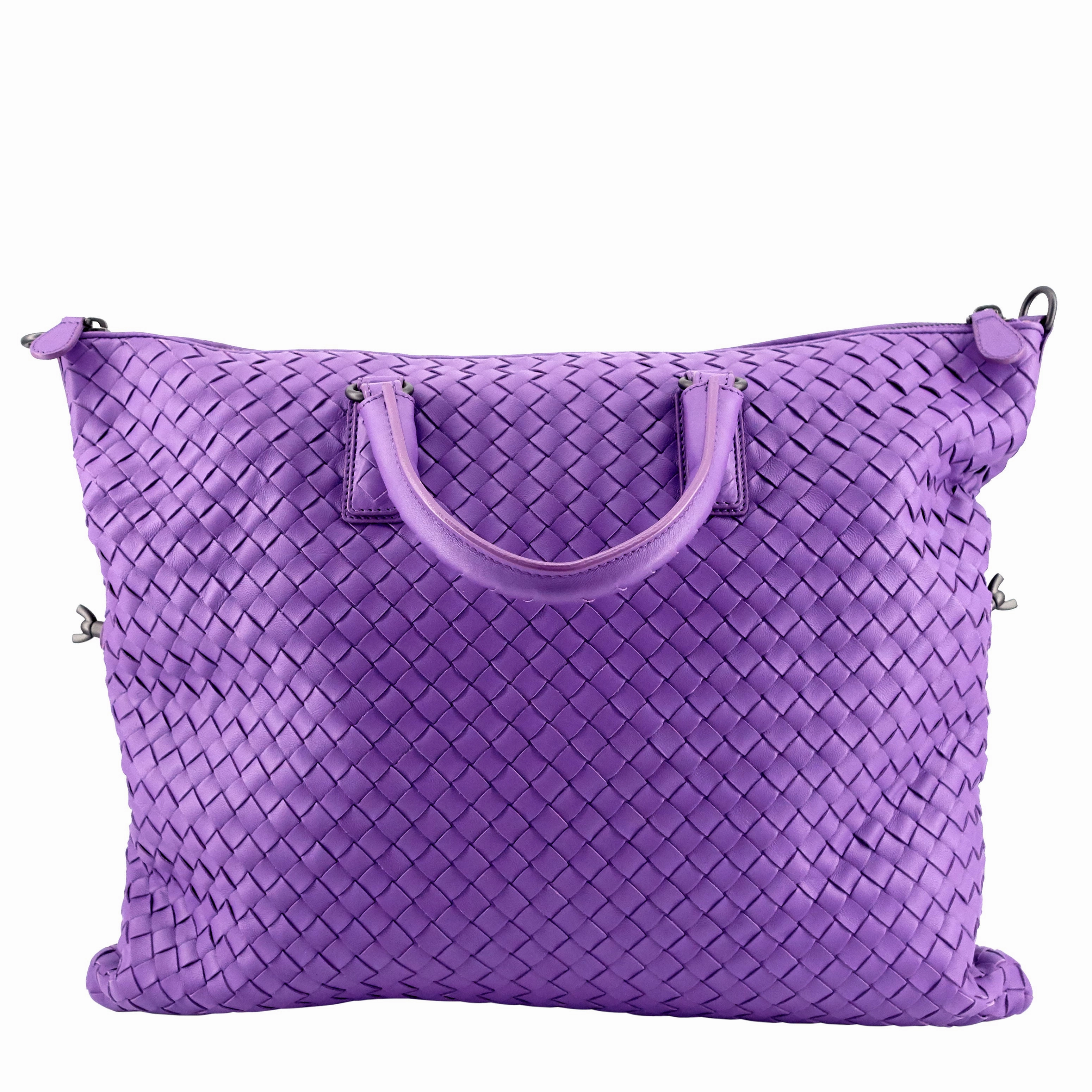 Convertible Intrecciato Nappa Leather Medium Tote Bag