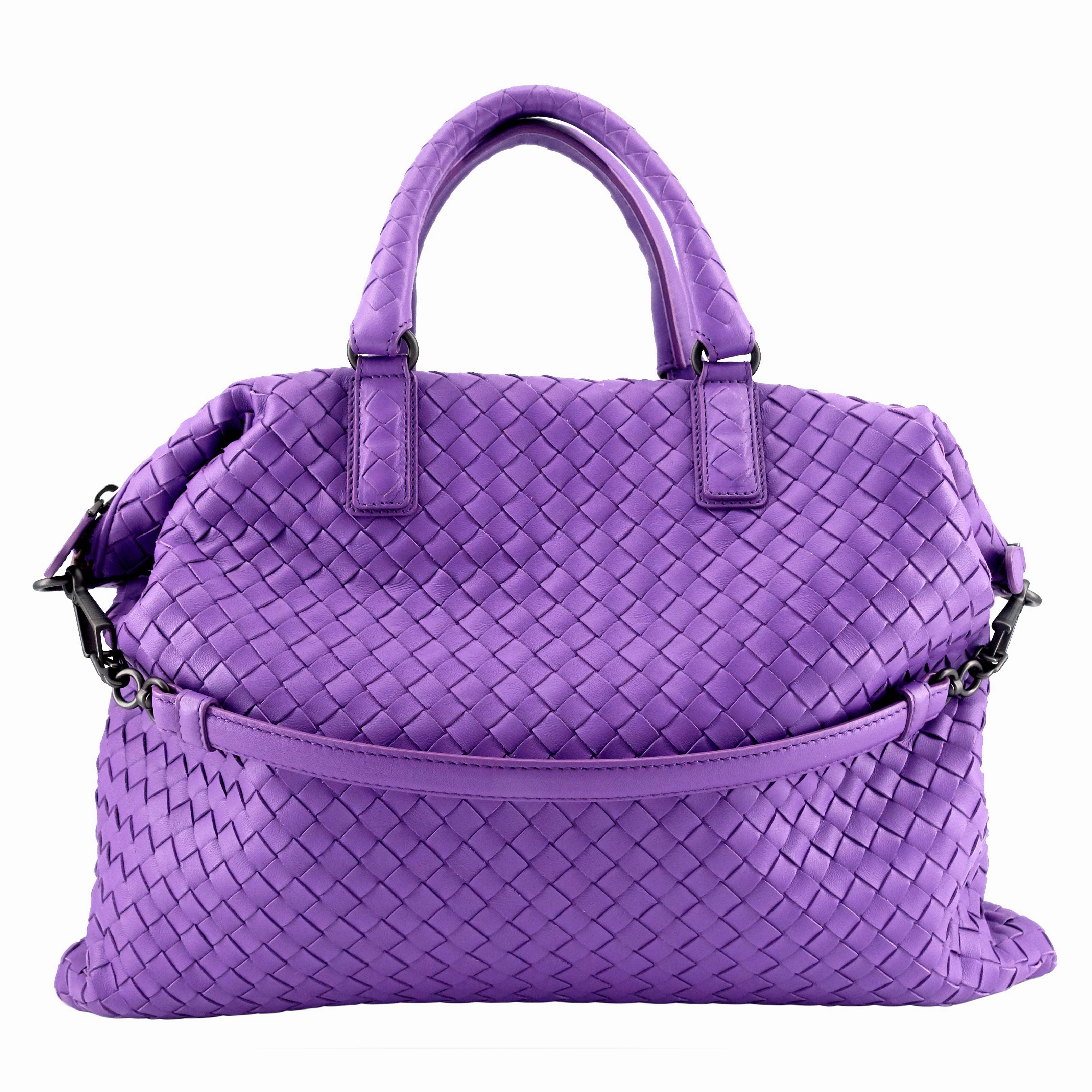 Convertible Intrecciato Nappa Leather Medium Tote Bag