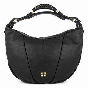 Convertible Zip Small Leather Hobo Bag