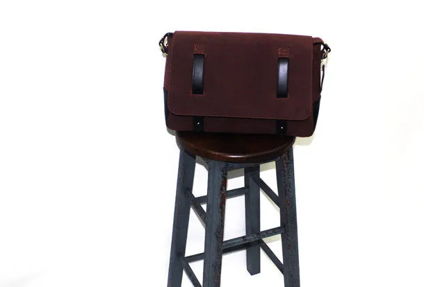 Cool Leather Mens Messenger Bag Shoulder Bag Travel Messenger Bags