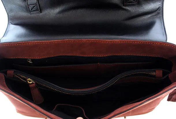 Cool Leather Mens Messenger Bag Shoulder Bag Travel Messenger Bags