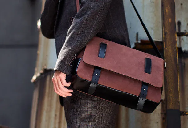 Cool Leather Mens Messenger Bag Shoulder Bag Travel Messenger Bags