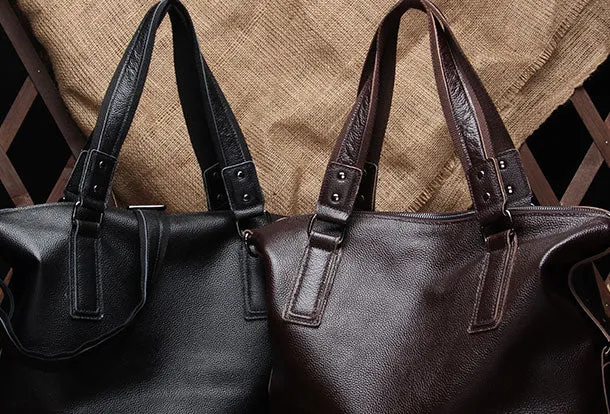 Cool Men Leather Handbag Messenger Bag Cross Body For Men