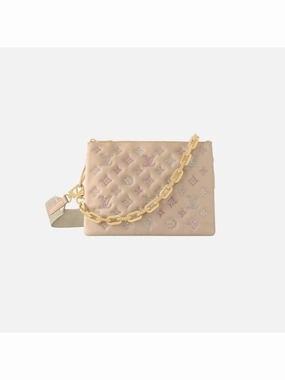 Coussin PM Shoulder Bag Nude