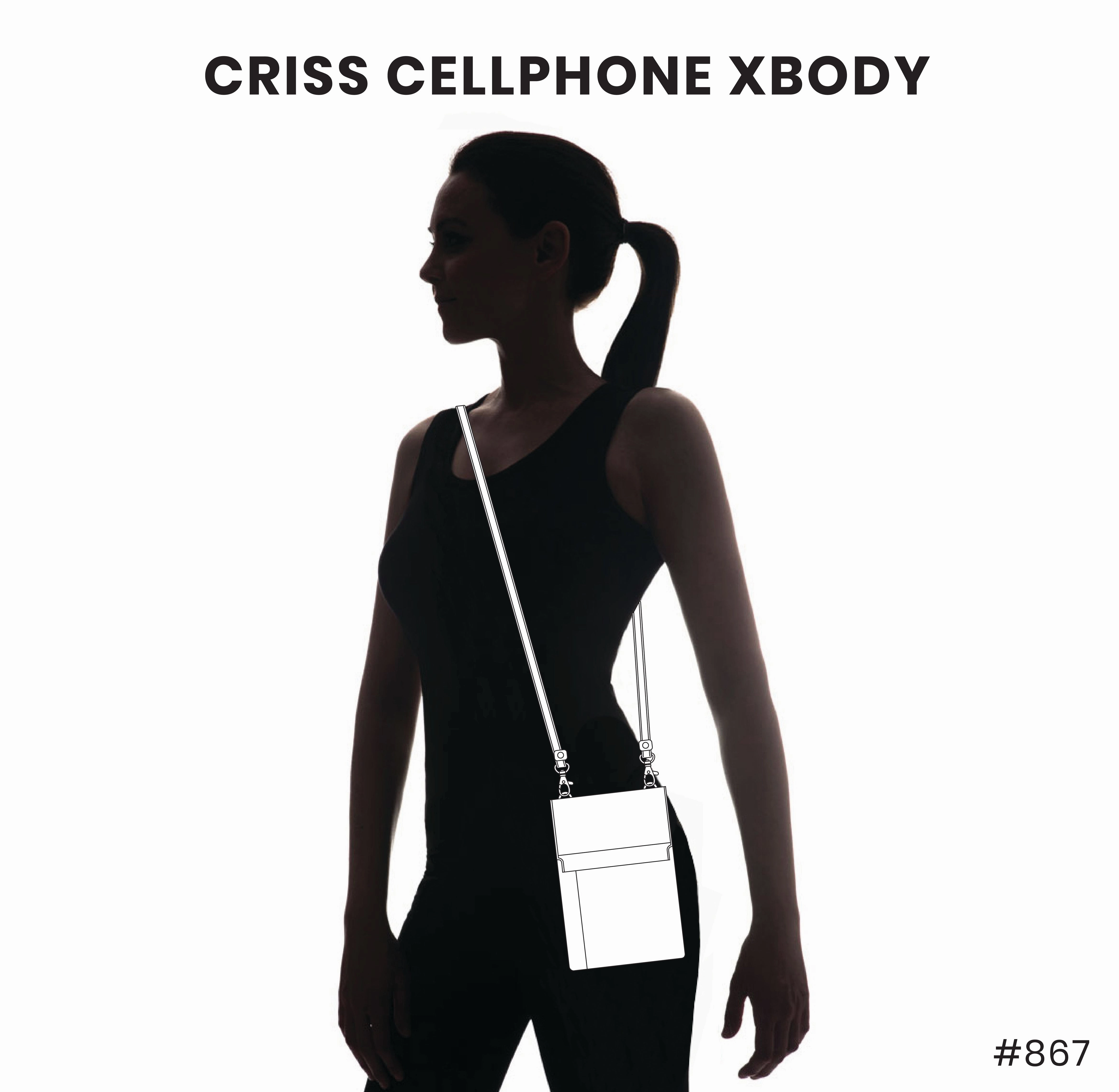 Criss Cellphone Xbody - RFID - Turtle