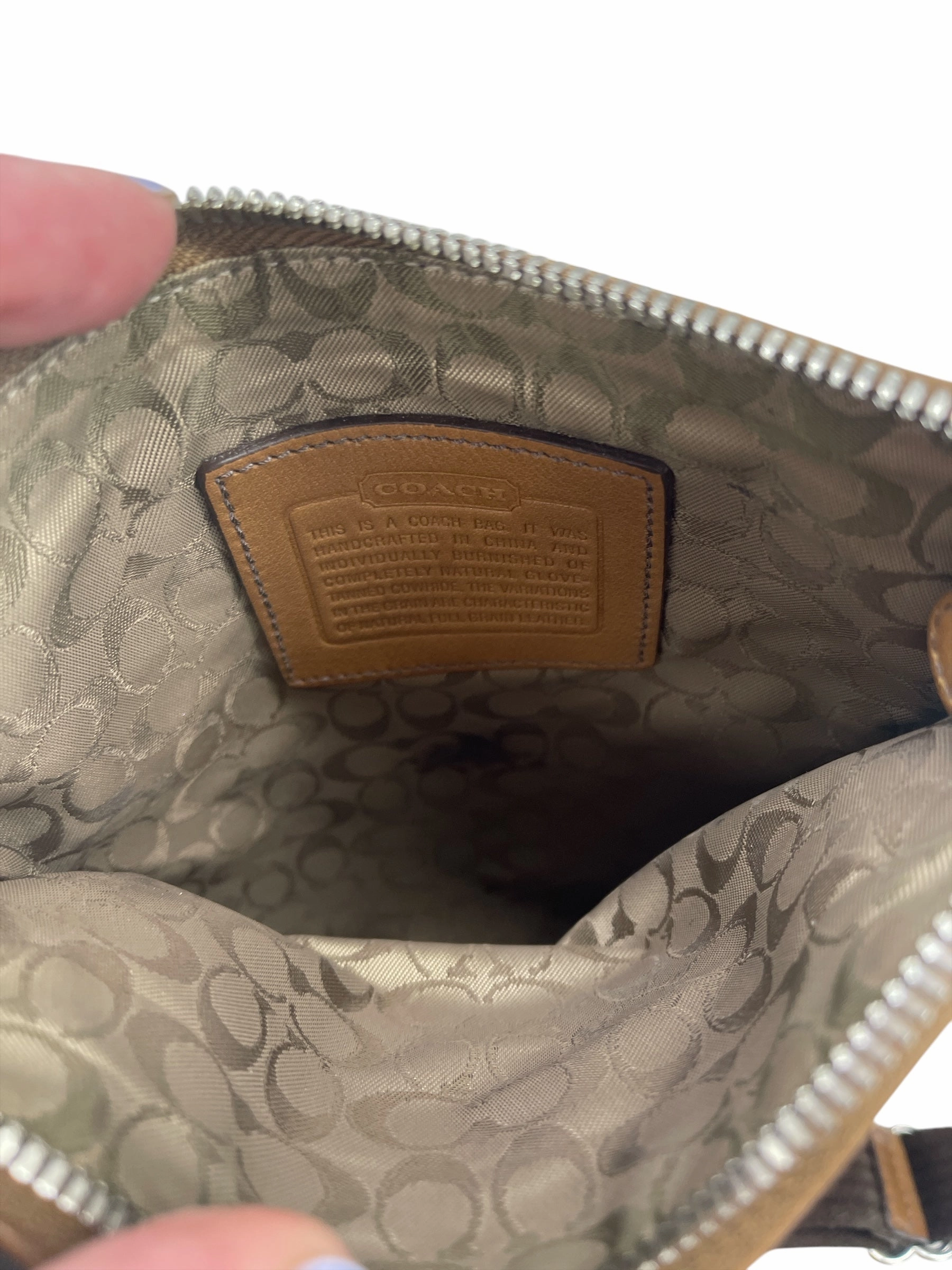 CROSSBODY DESIGNER by COACH In BROWN, Size: SMALL