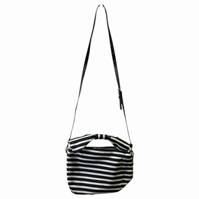 Crossbody Designer By Kate Spade In Black & White, Size:Medium