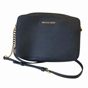 Crossbody Designer By Michael Kors In Black, Size:Medium