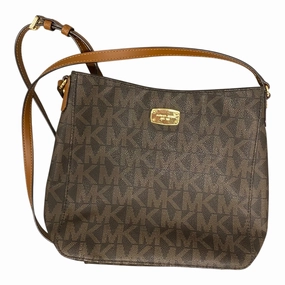 Crossbody Designer By Michael Kors In Brown, Size:Medium