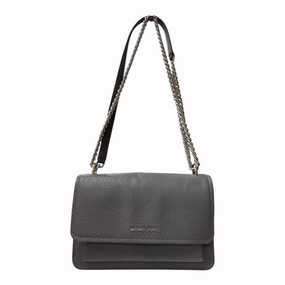 CROSSBODY DESIGNER by MICHAEL KORS In GREY, Size: MEDIUM