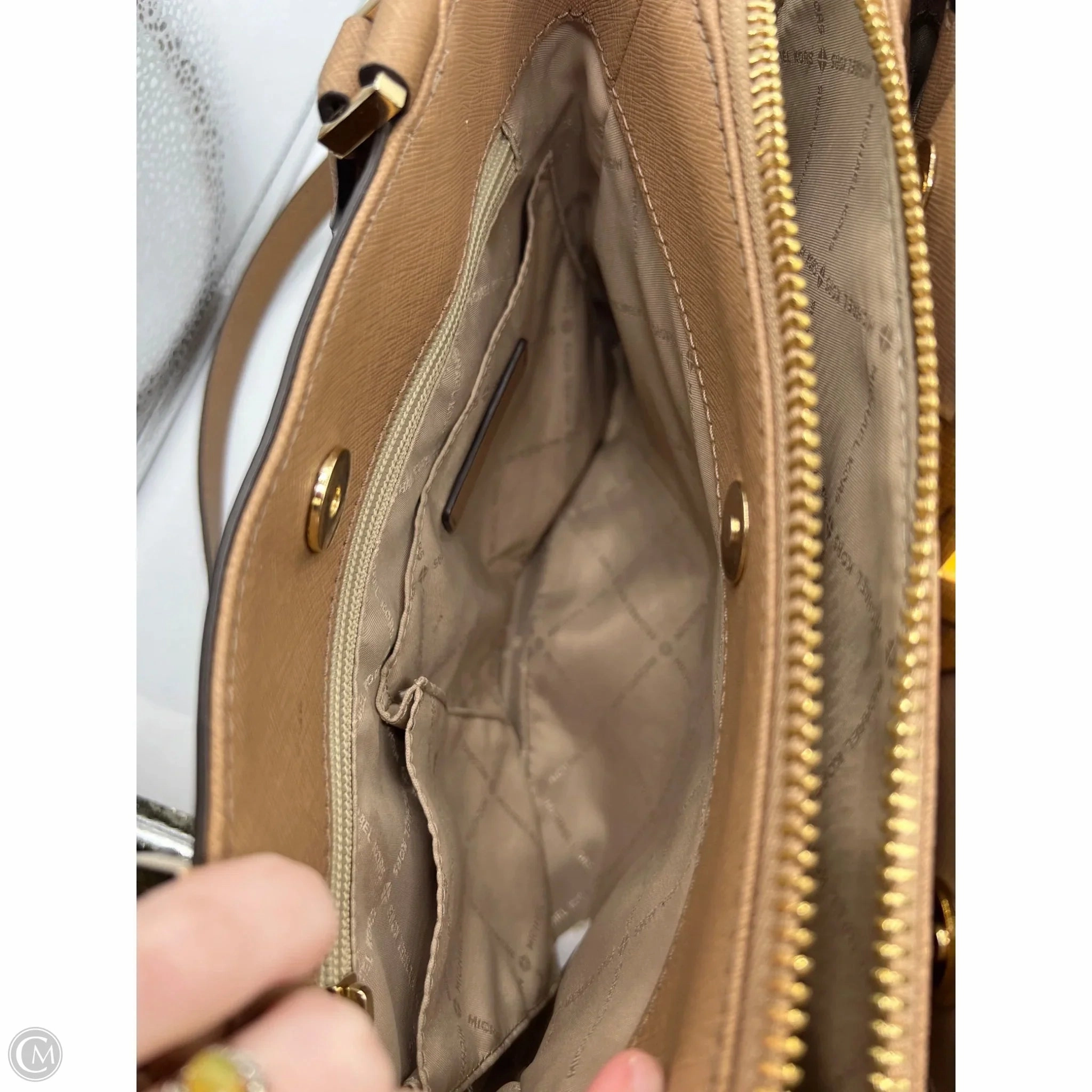 Crossbody Designer By Michael Kors, Size: Medium