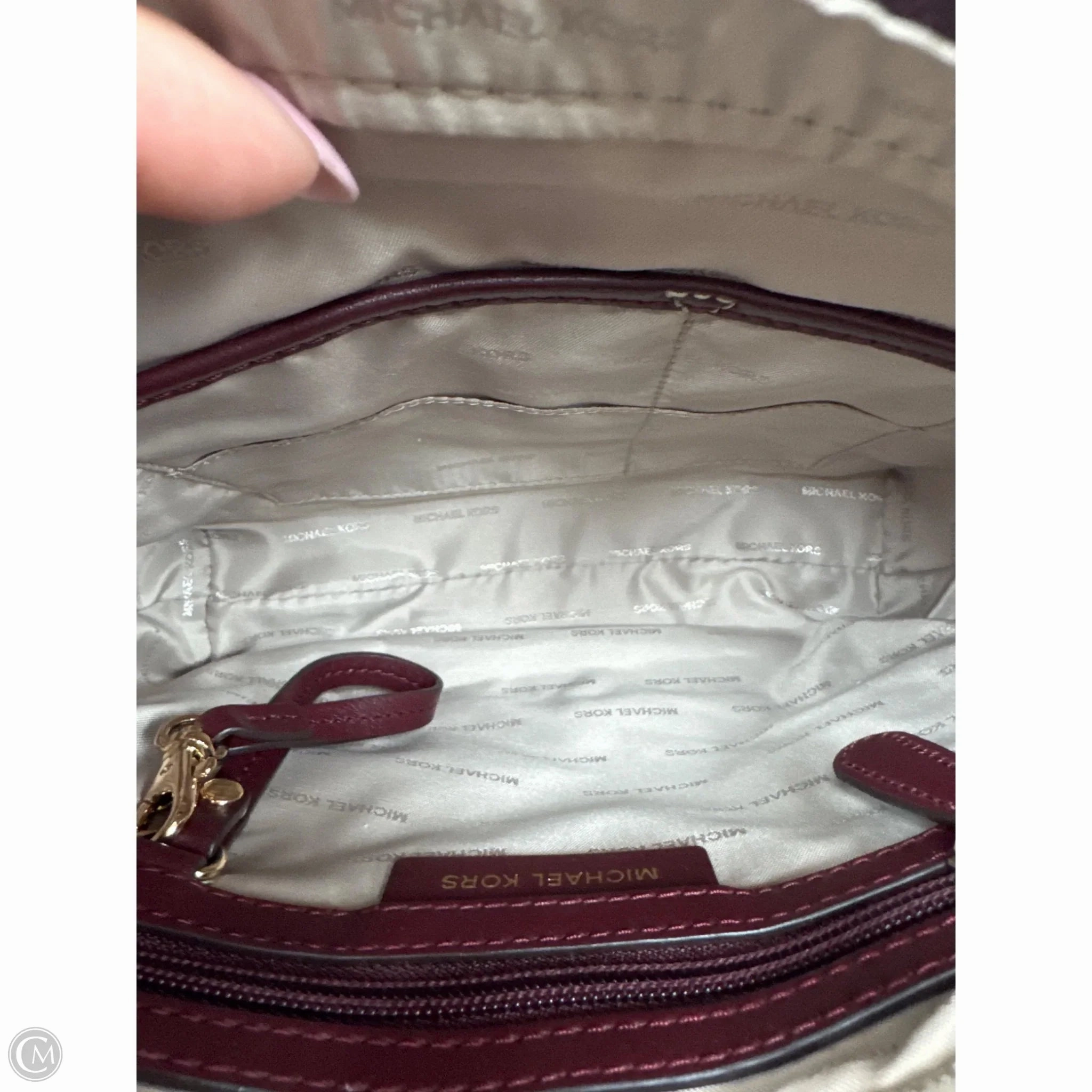 Crossbody Designer By Michael Kors, Size: Medium