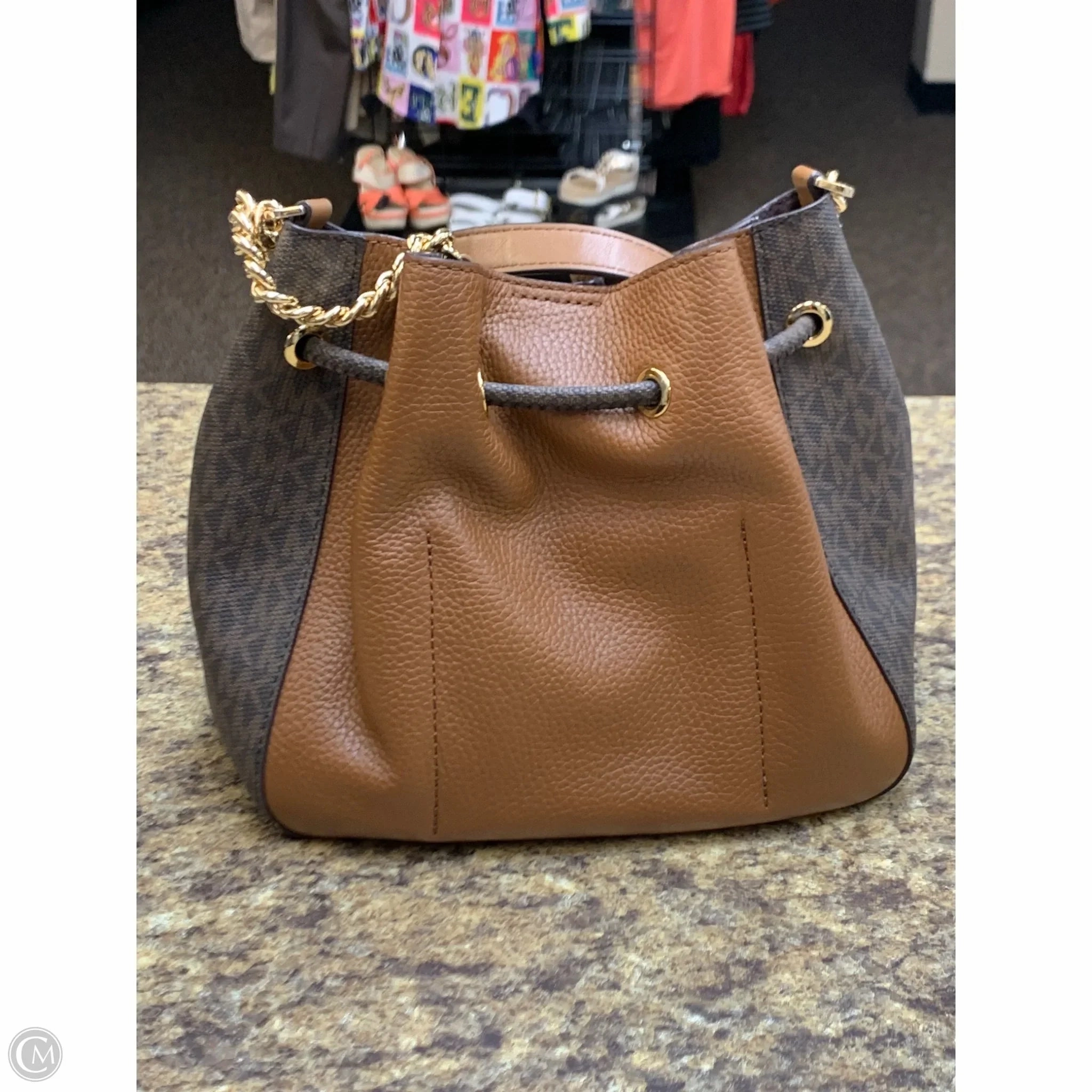 Crossbody Designer By Michael Kors, Size: Medium
