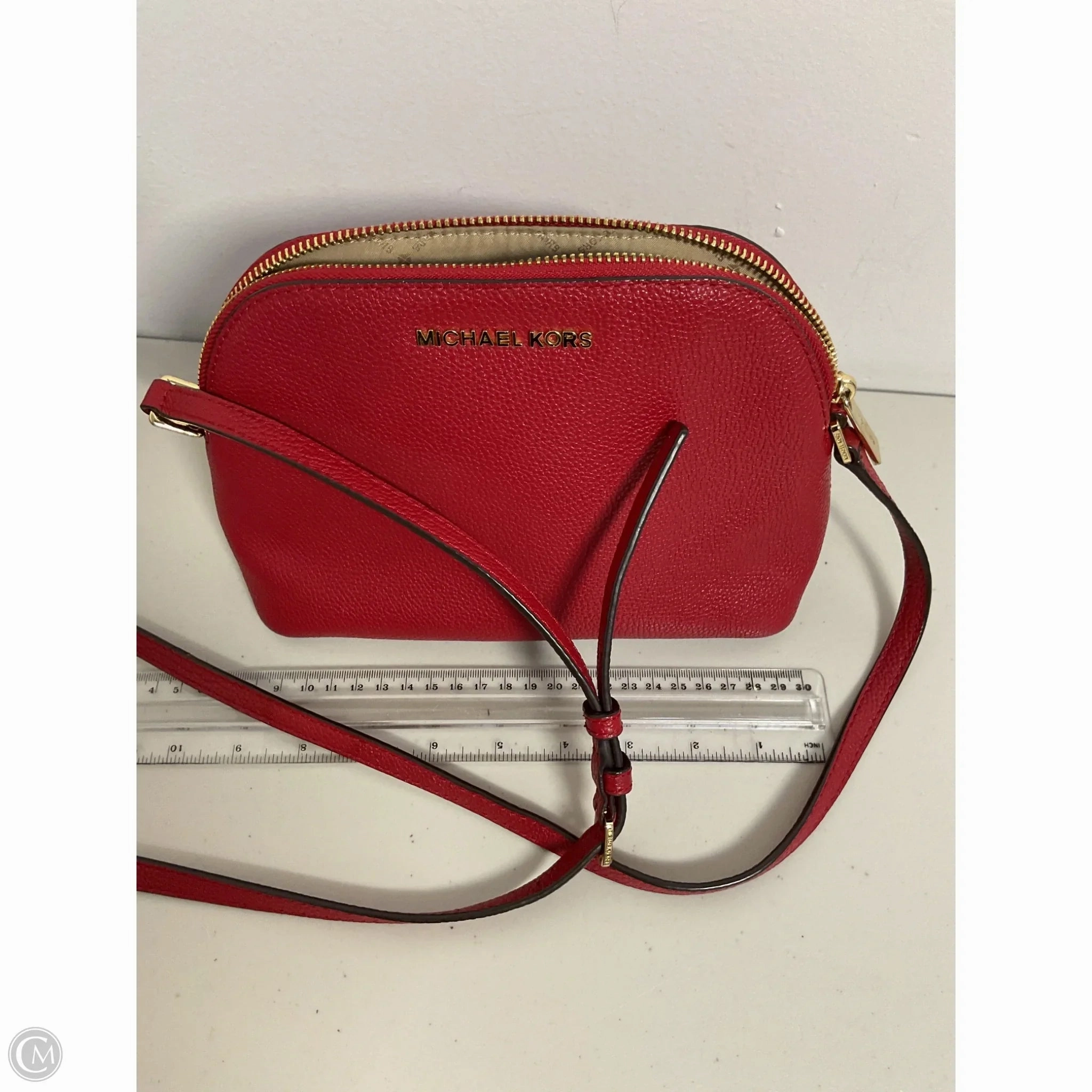 Crossbody Designer By Michael Kors, Size: Medium