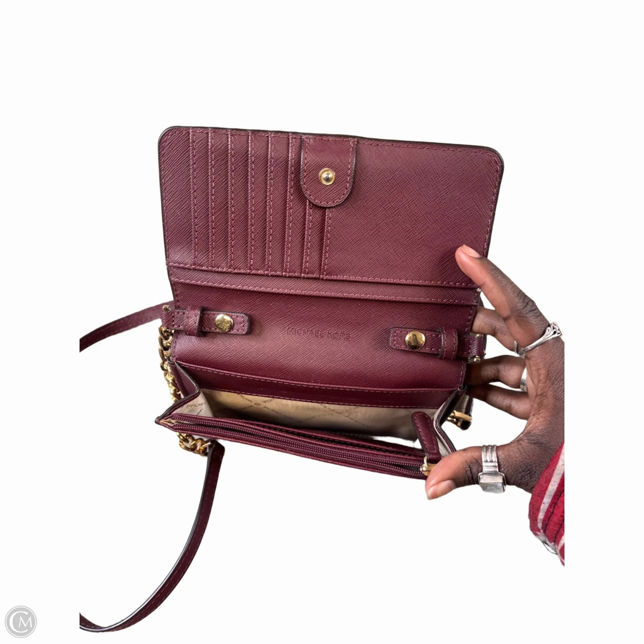 Crossbody Designer By Michael Kors, Size: Small