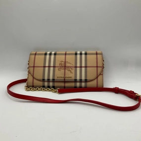 CROSSBODY LUXURY DESIGNER by BURBERRY In PLAID PATTERN, Size: SMALL