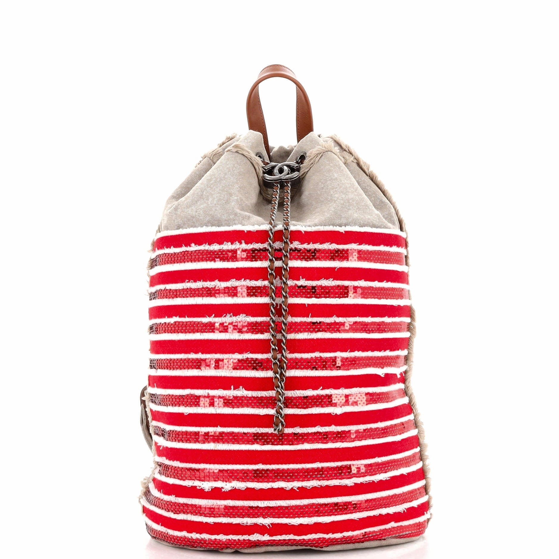 Cubano Trip Backpack Sequin Embellished Canvas Medium