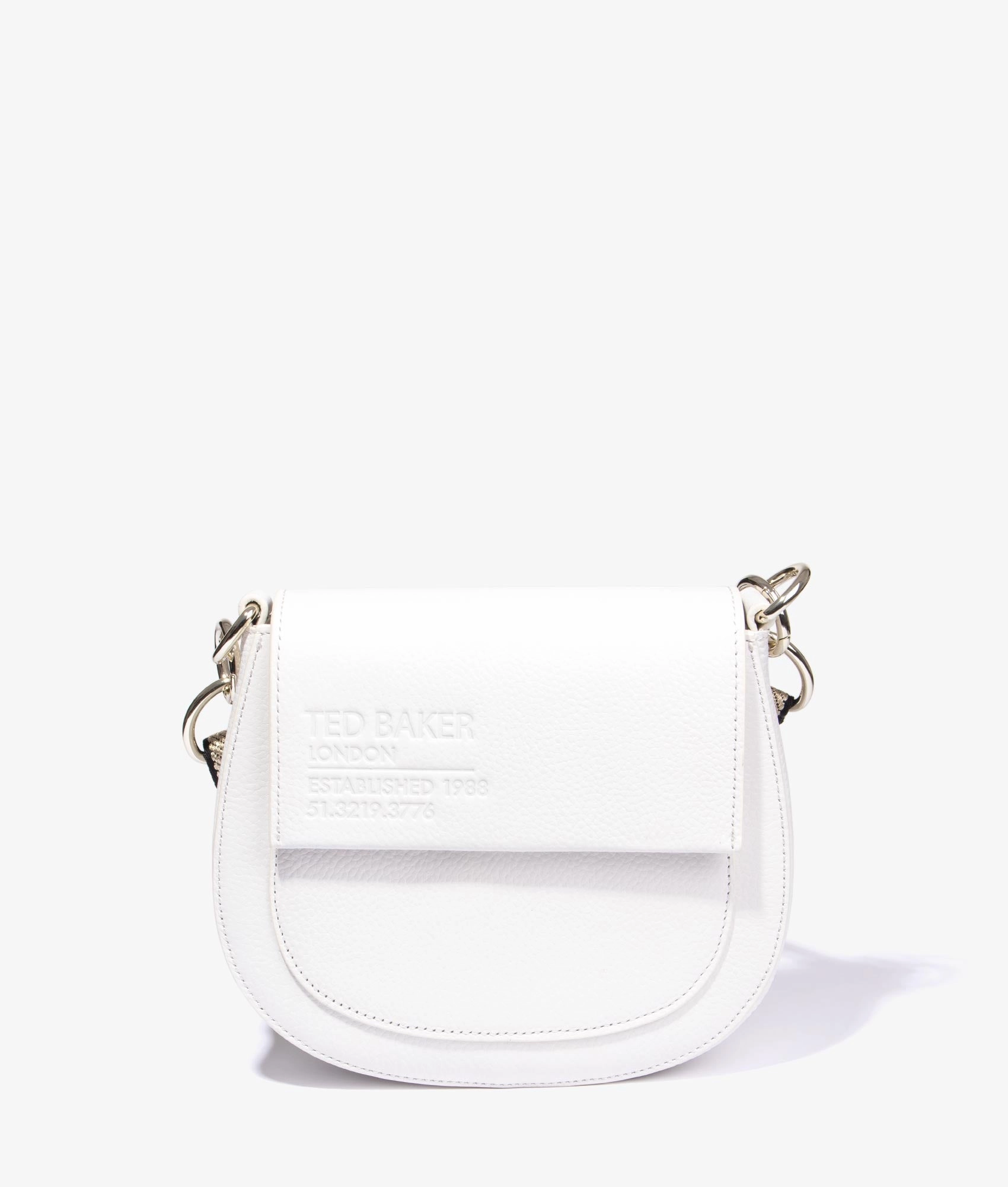 Daliai branded webbing crossbody in ecru