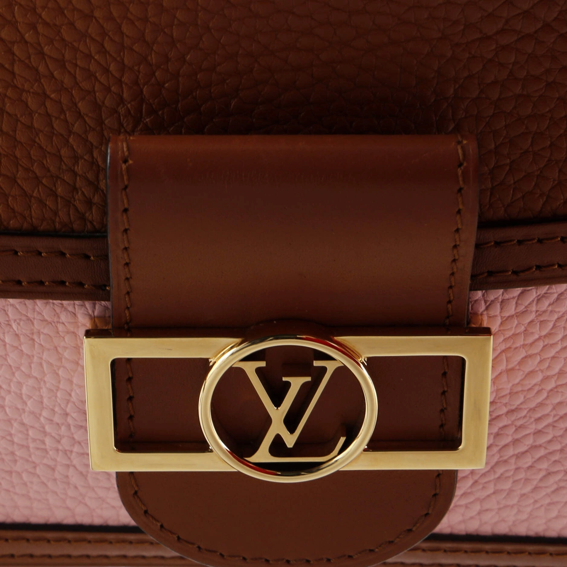 Dauphine Shoulder Bag Taurillon Leather Mini