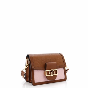 Dauphine Shoulder Bag Taurillon Leather Mini