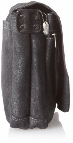 David King & Co. North South Laptop Messenger, Black, One Size