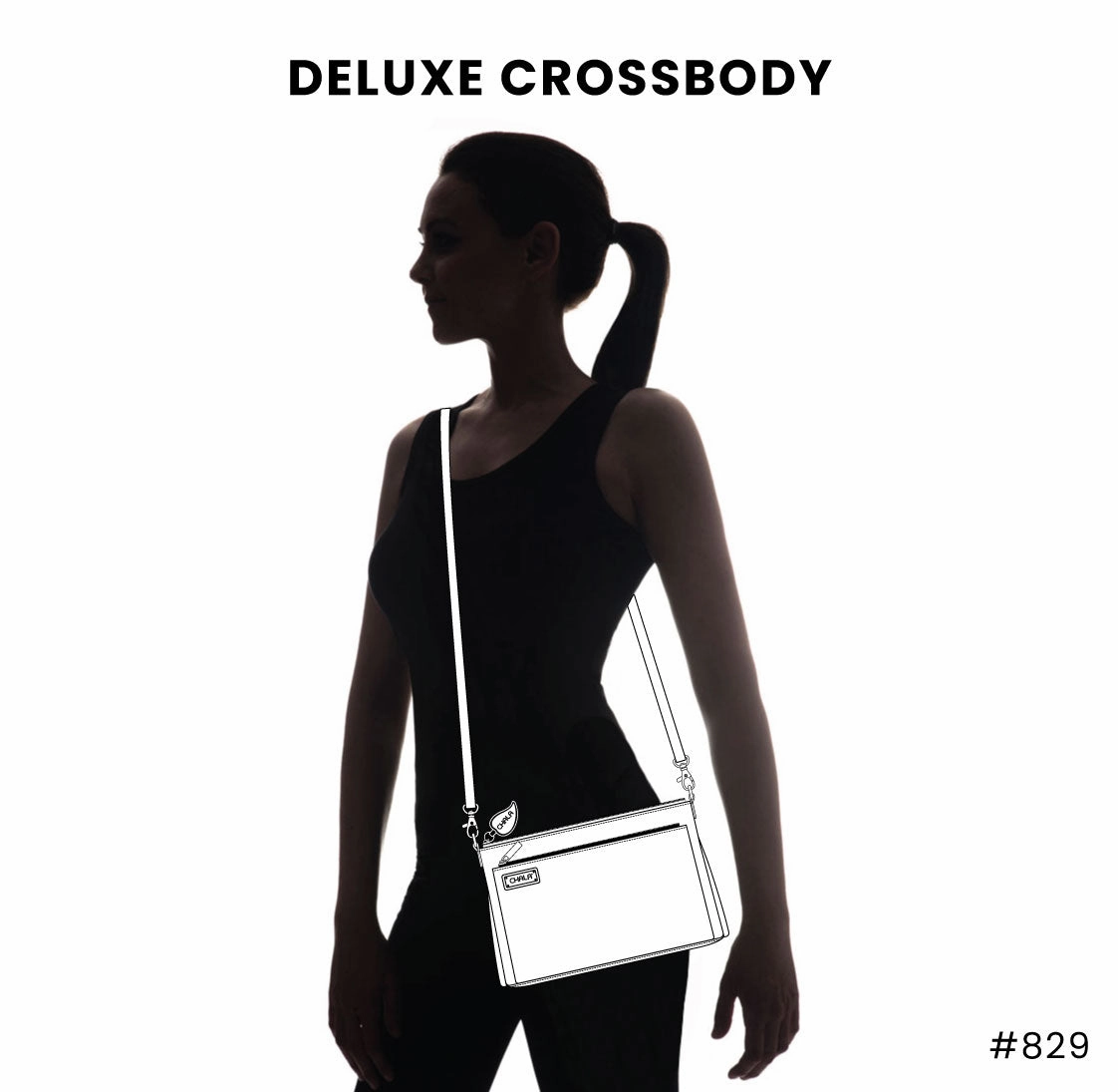 Deluxe Crossbody - Monarch Butterfly