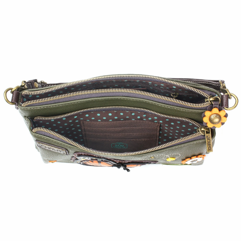 Deluxe Crossbody - Monarch Butterfly
