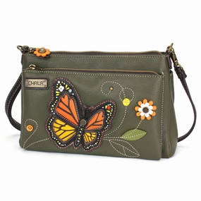 Deluxe Crossbody - Monarch Butterfly