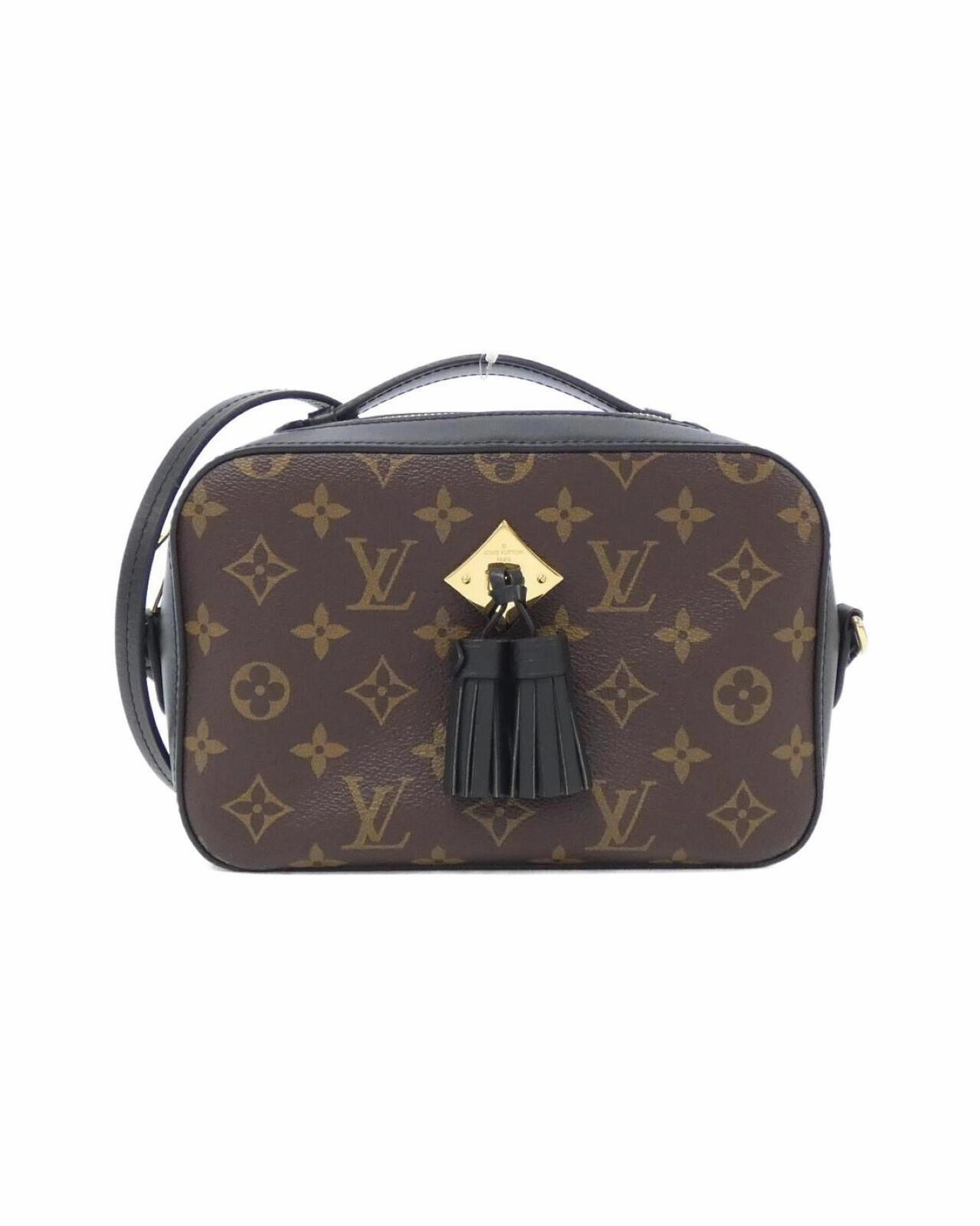 Designer Canvas Crossbody Bag with Dust Bag
