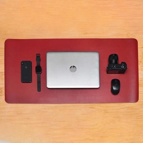DESK MAT MAROON